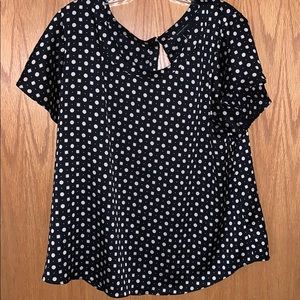 Banana Republic print top size XL